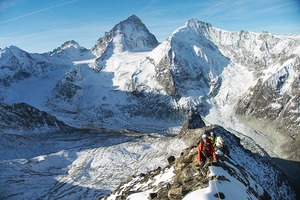 Au-dessus du glacier de Besso