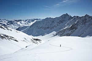 Arrivée vers le col.