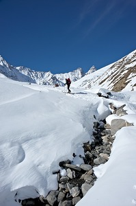 Des vraies conditions de ski de printemps.