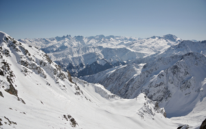 Les Ecrins depuis le sommet