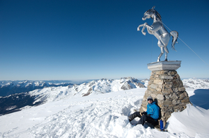 A ski sur le Cheval Noir de Maurienne