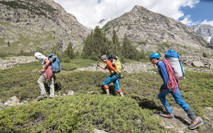 Montée dans le vallon de la Véra Pervoz