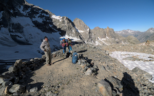 Bivouac #3 tout confort sous le glacier de Bonne Pierre