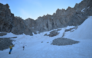 J2, départ sur le glacier de la Véra Pervoz