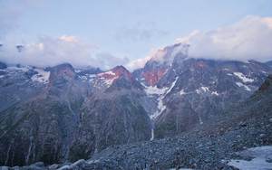 Premier bivouac sous le glacier du Chéret, Ailefroide