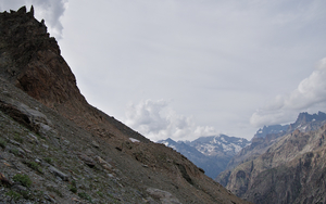 Remontée du ravin du Chéret