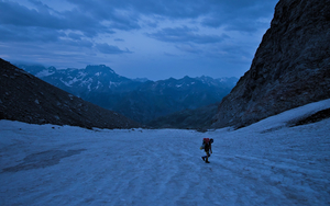 Montée au col de Muande Bellone