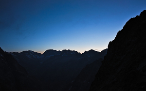 Y'a pire comme vue au réveil: Meije, Grande Ruine, Roche d'Alvau