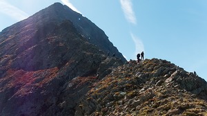 Au-dessus du col de Combe Oursière