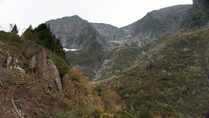 L'itinéraire de descente.