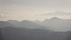 La vue sur l'Oisans depuis le Pié Ferré est splendide!