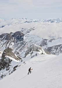 Ski de rando vers le Cheval Noir