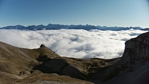 Vue sur les Ecrins.