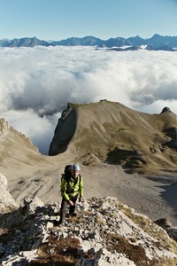 Approche par le couloir Paul Arthaud.