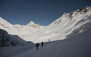 L'objectif du jour est au fond du vallon