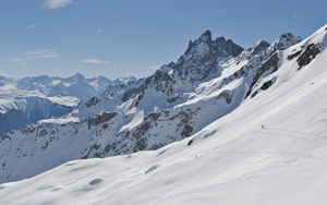 Neige de printemps pour descendre